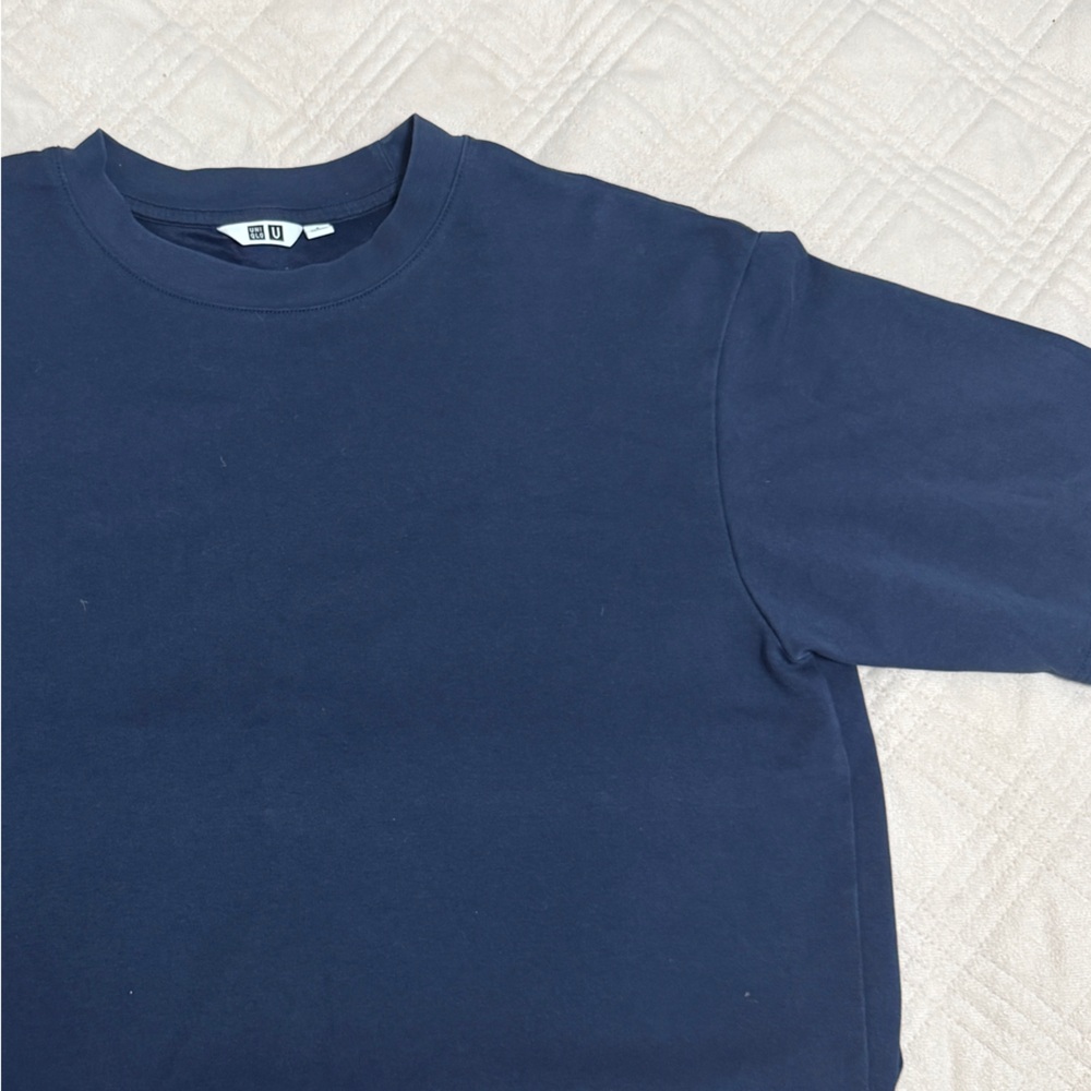 Navy Blue Crewneck T-Shirt